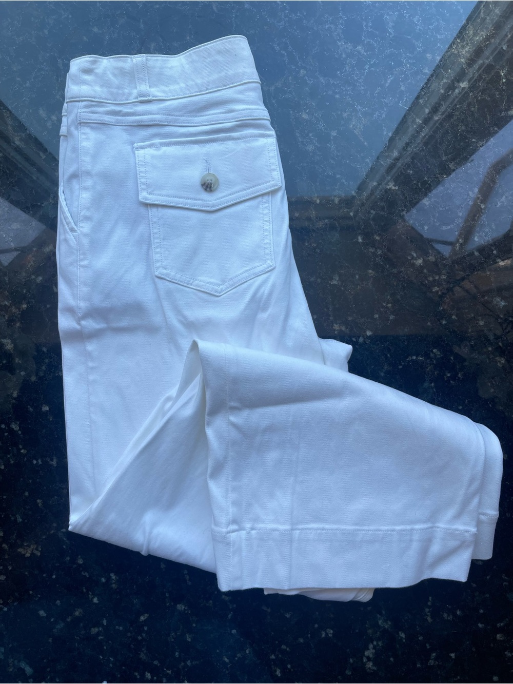 SPANX White Shaping Jeans with Branded Waist Tag